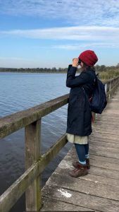 Gänse beobachten im Oktober 2024 in Blankensee Brandenburg
