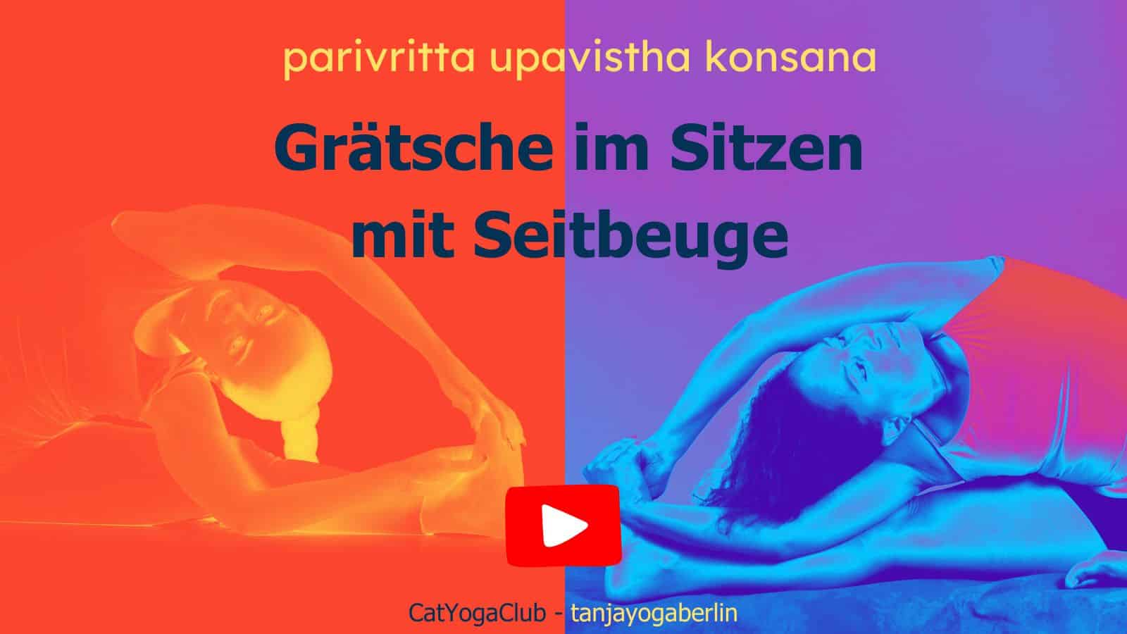 Sitzende Grätsche mit Seitbeuge - Anleitung und Übungsvideo